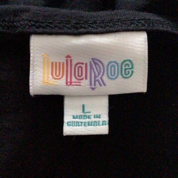 LuLaRoe Black Dress - Size Large - Picture 6 of 8